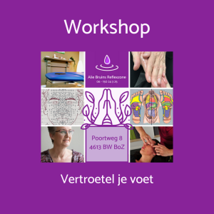 Vertroetel je voet